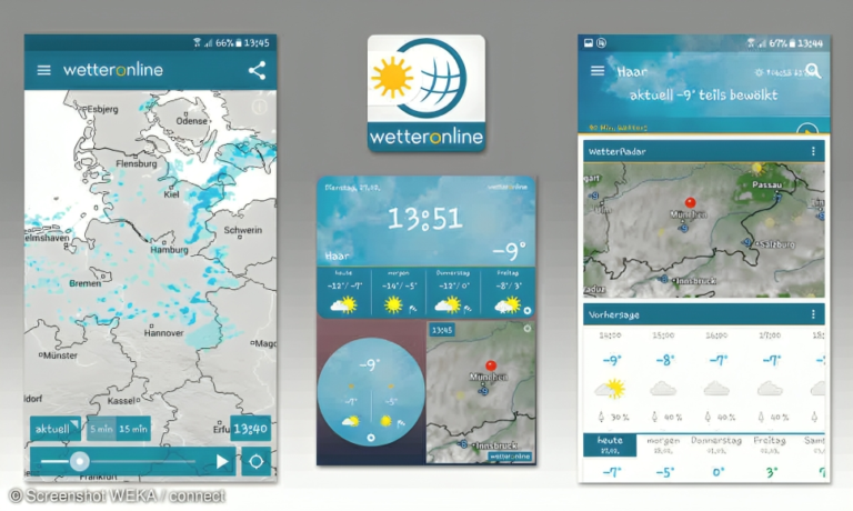 WetterOnline: Wetterprognosen in Echtzeit für jede Stadt